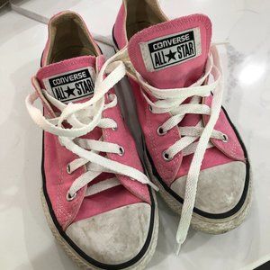 Pink Low Top Converse